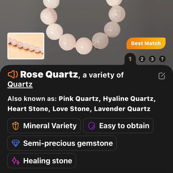 Rose Quartz Crystal Stretchy Bracelet Genuine Stones EUC Great Stretch - Picture 9 of 10